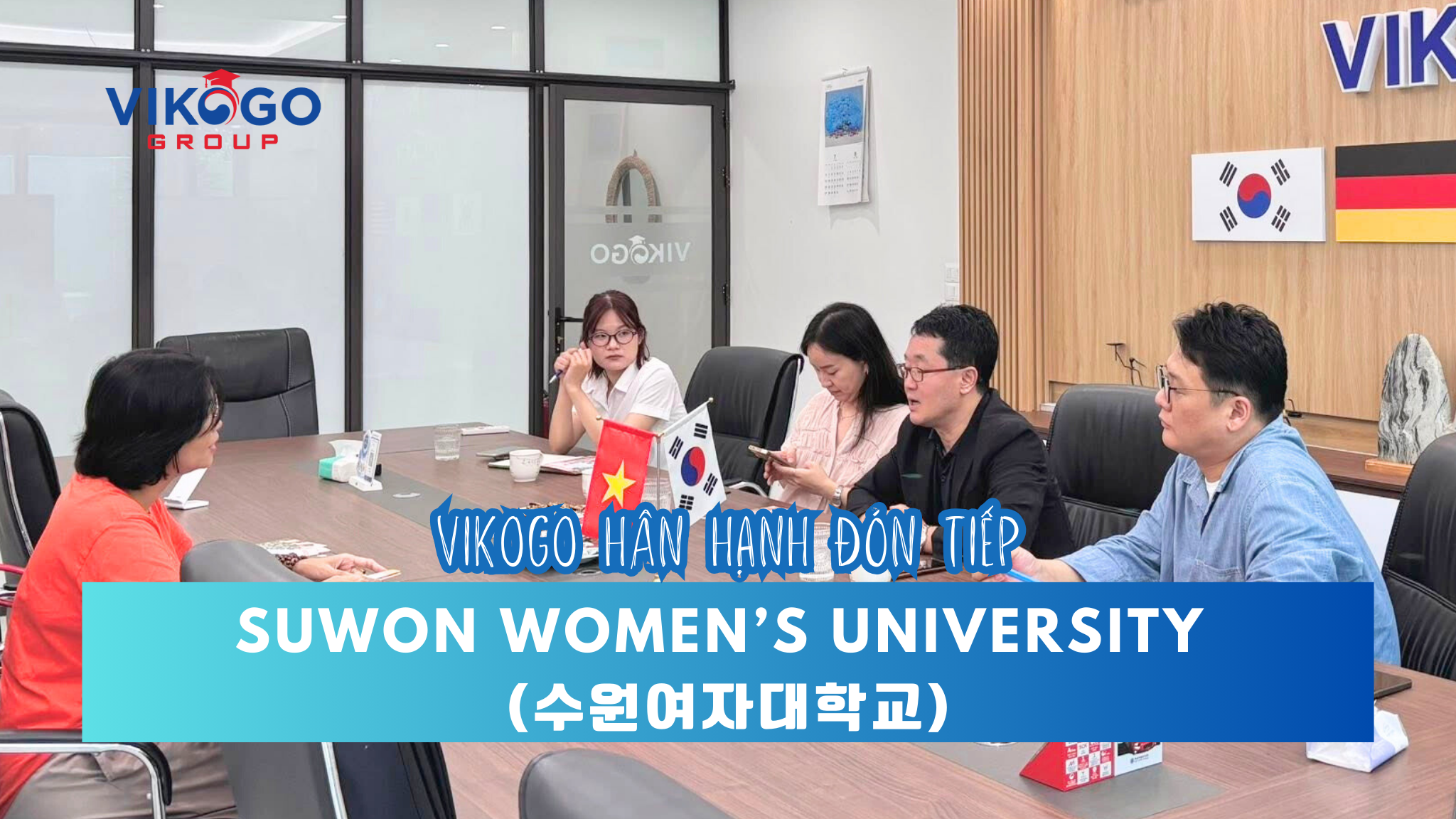 Du học Vikogo đón tiếp đại học nữ Suwon