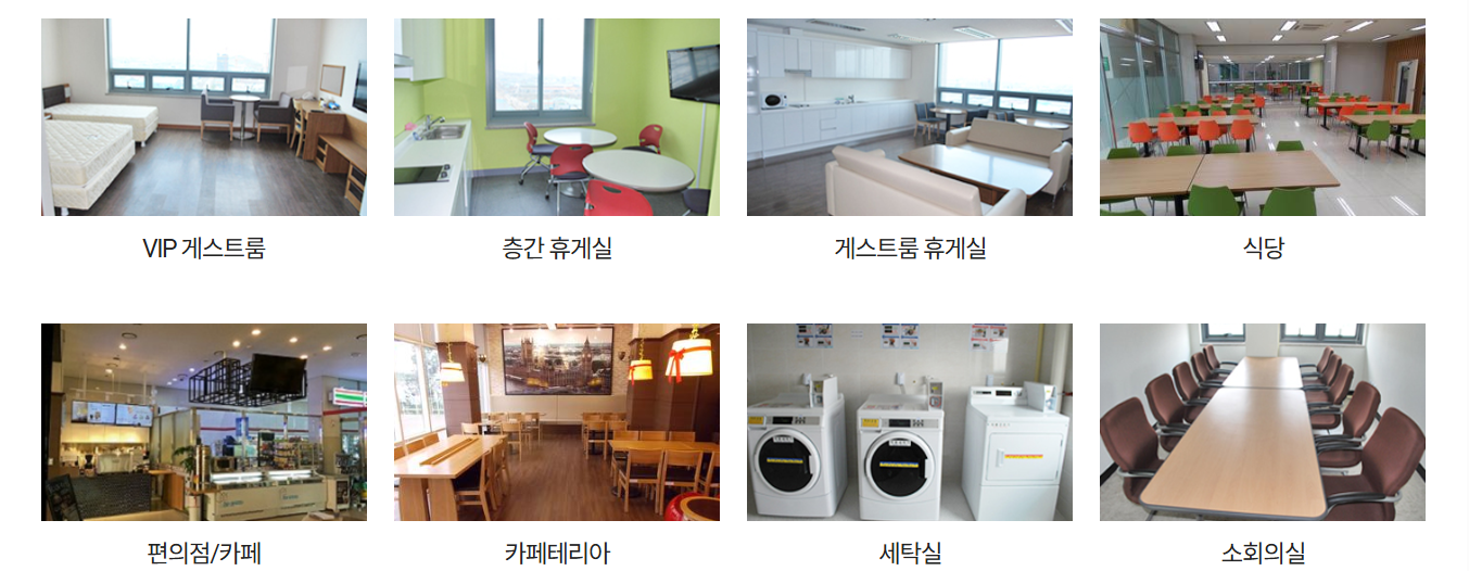 Tiện nghi tại KTX Đại học khoa học kỹ thuật Gyeonggi