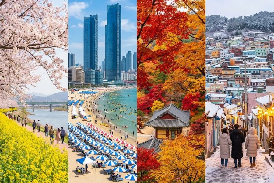Bốn mùa tại Busan