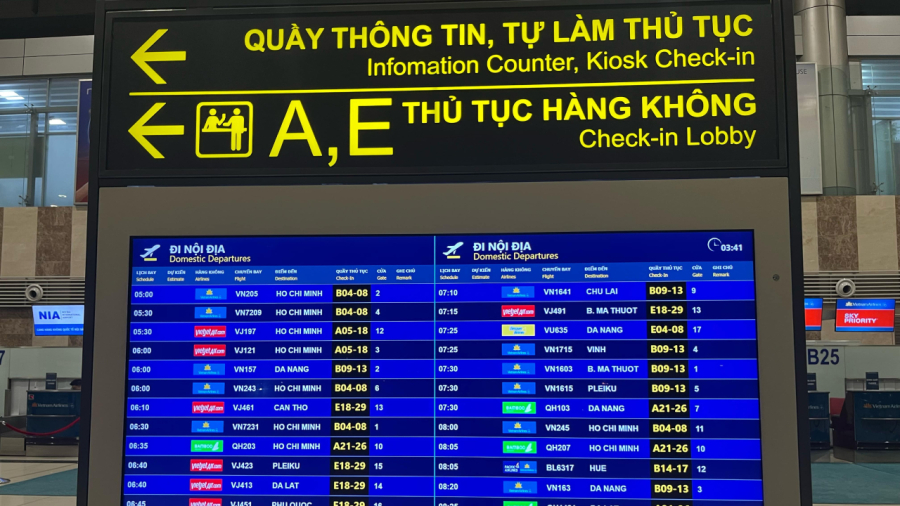 thông tin chuyến bay