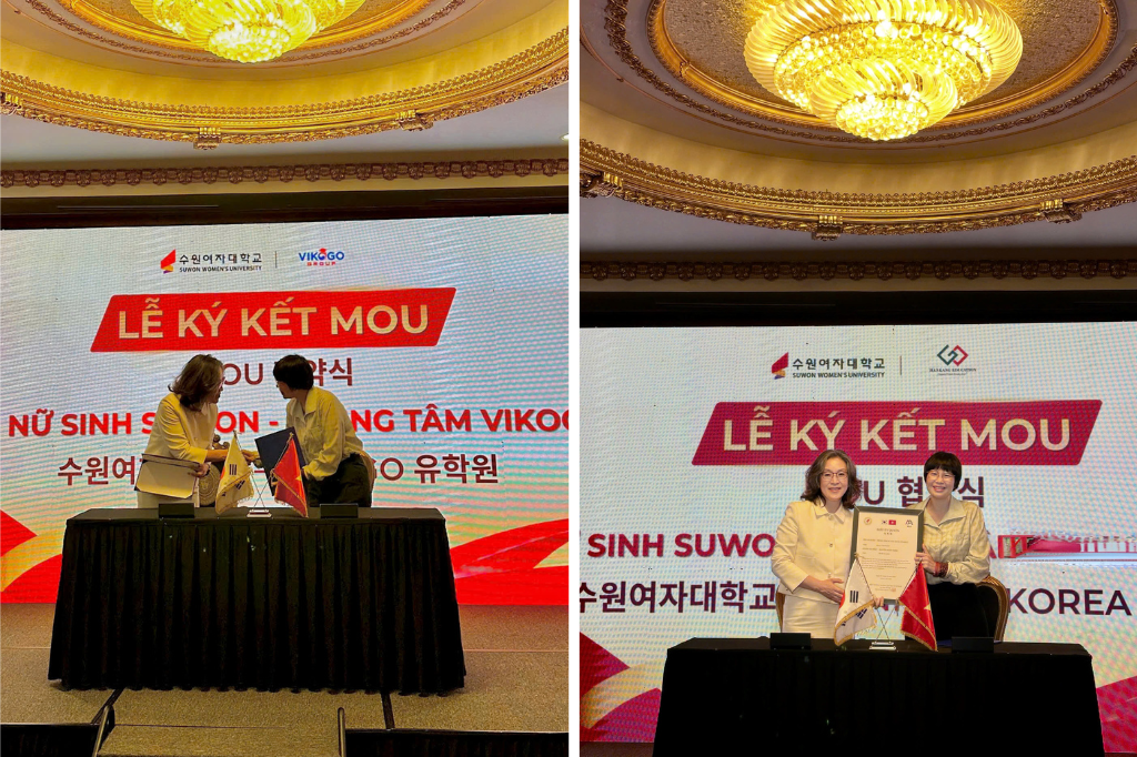 Lễ ký kết Vikogo x Đại học nữ Suwon